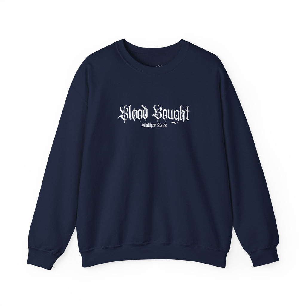Blood Bought Crewneck Sweatshirt — (Matthew 20:28)