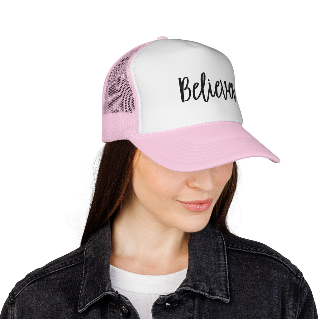 Believer Trucker Hat — Embroidered Mesh Cap