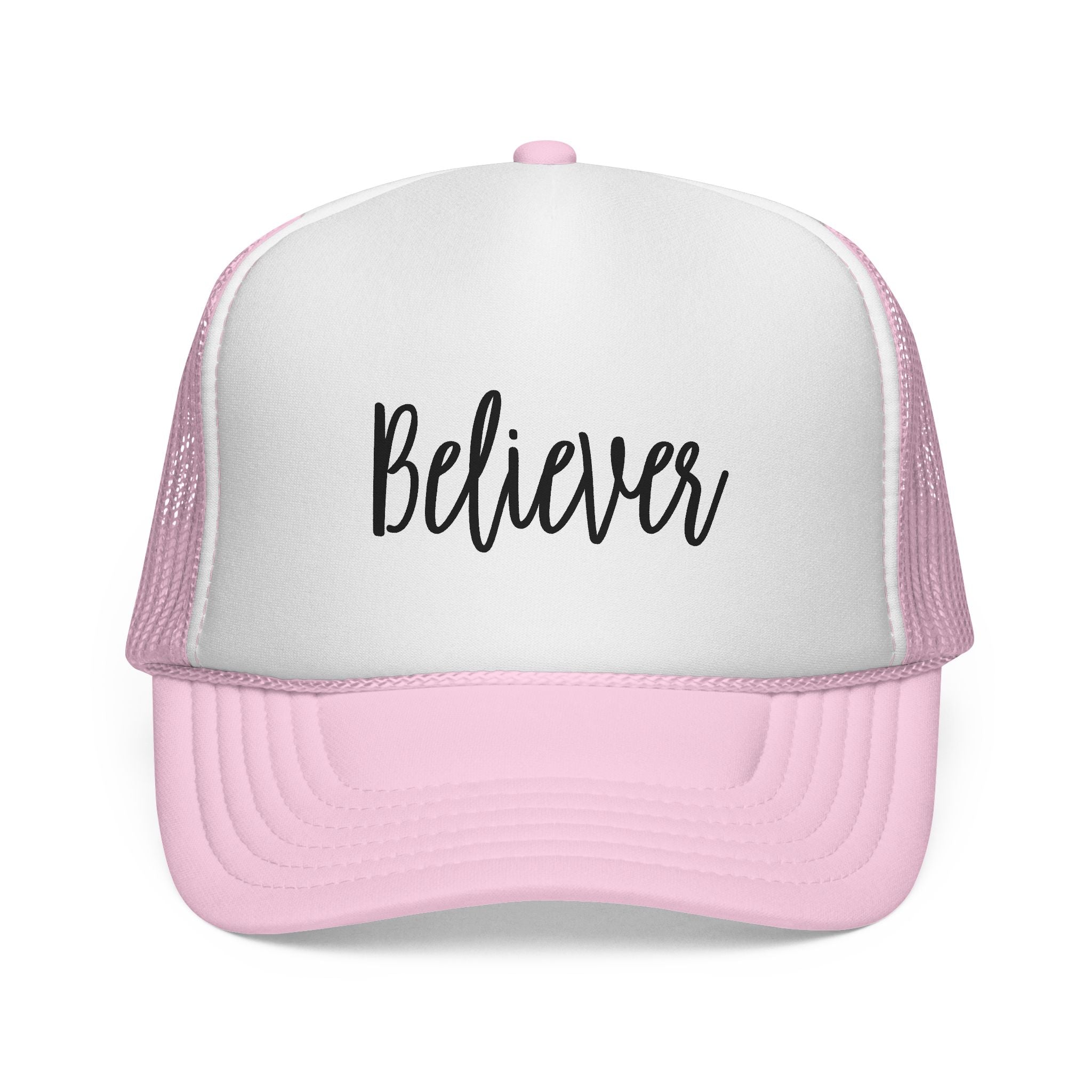 Believer Trucker Hat — Embroidered Mesh Cap