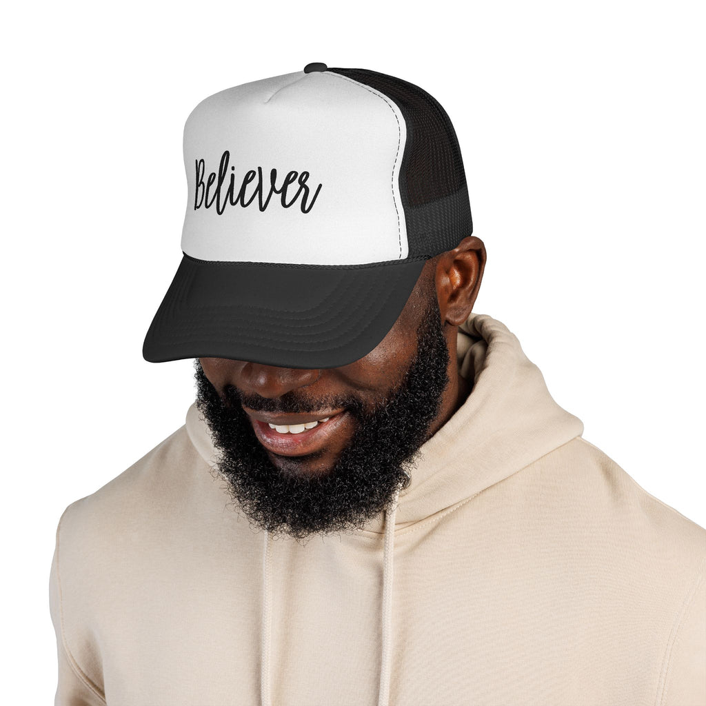 Believer Trucker Hat — Embroidered Mesh Cap