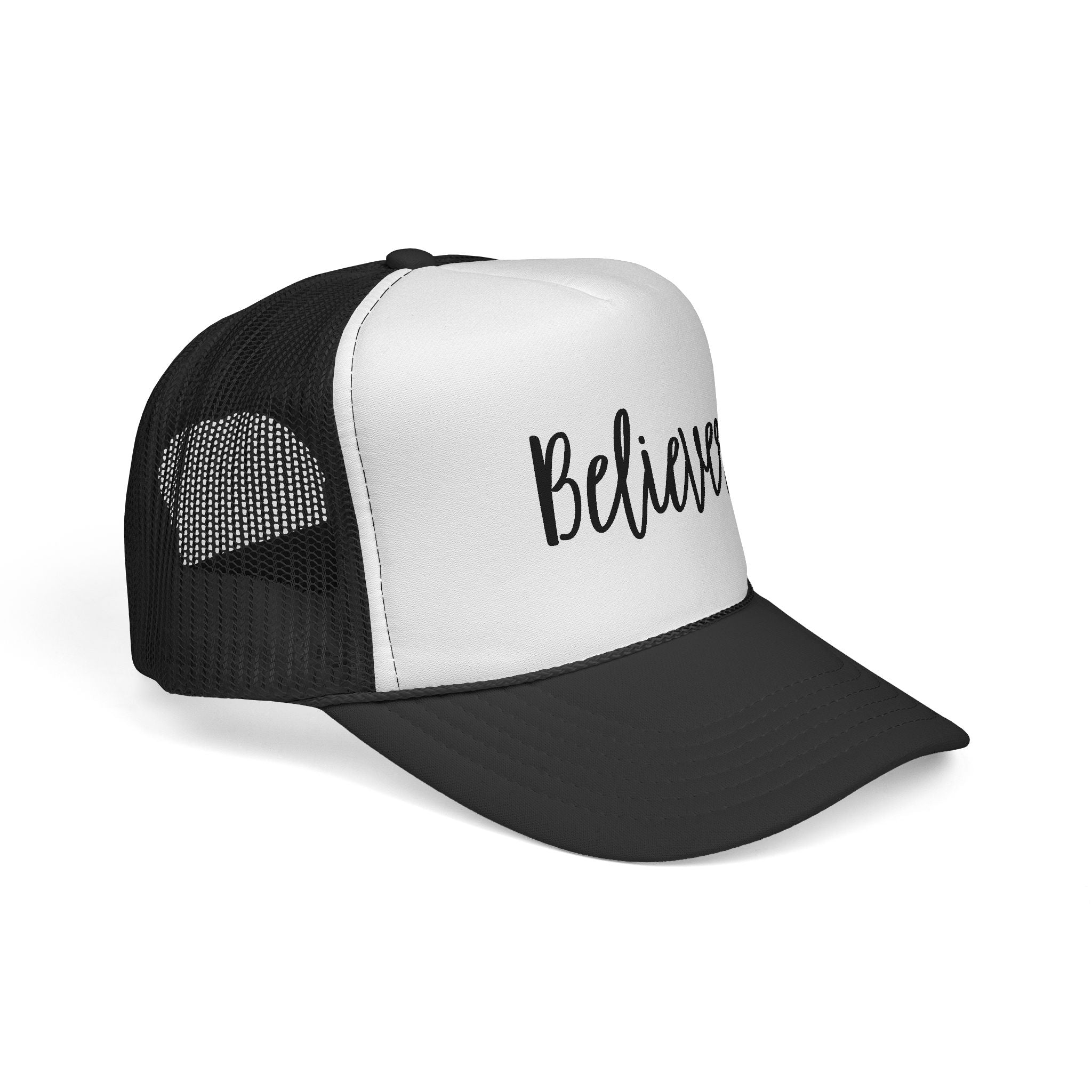 Believer Trucker Hat — Embroidered Mesh Cap