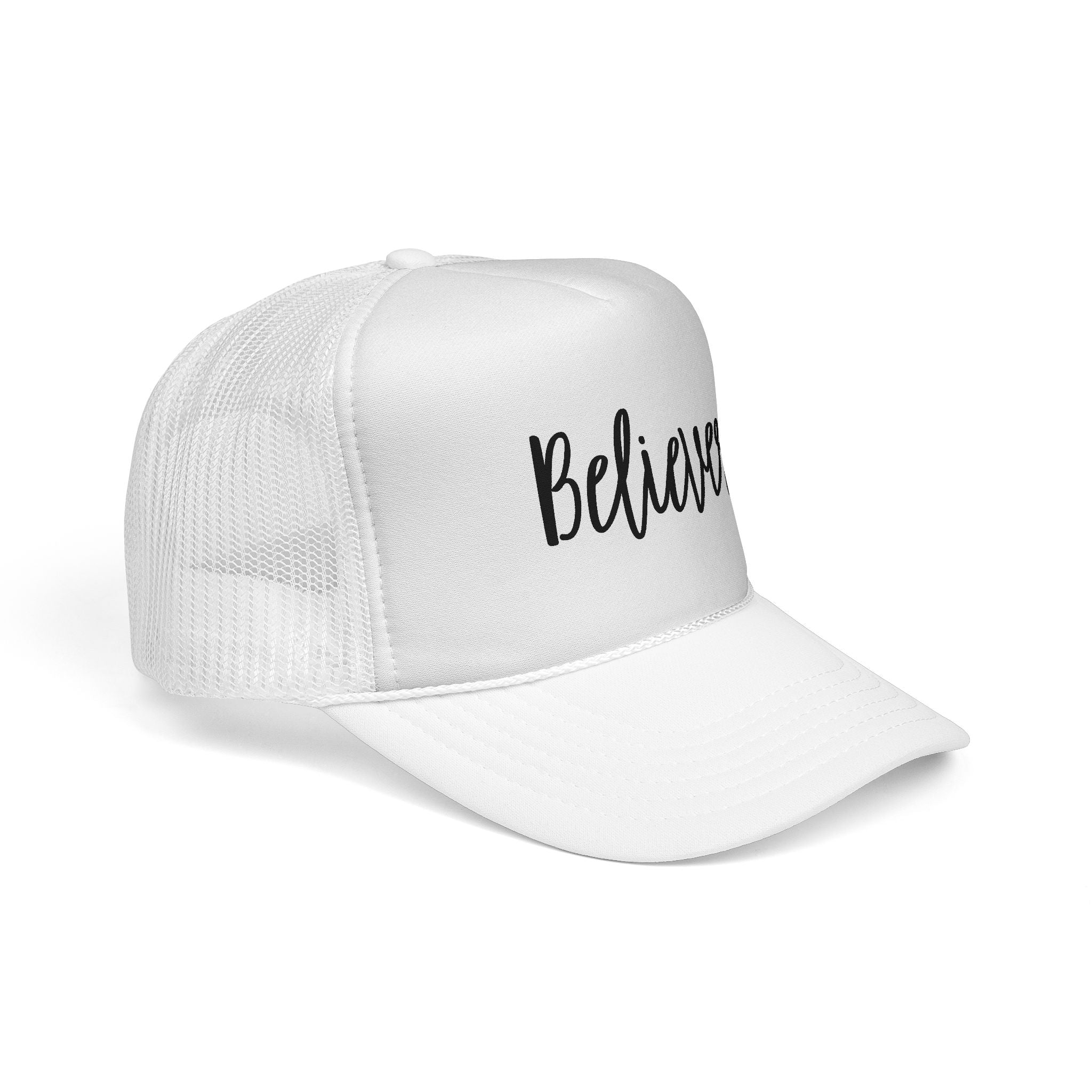 Believer Trucker Hat — Embroidered Mesh Cap