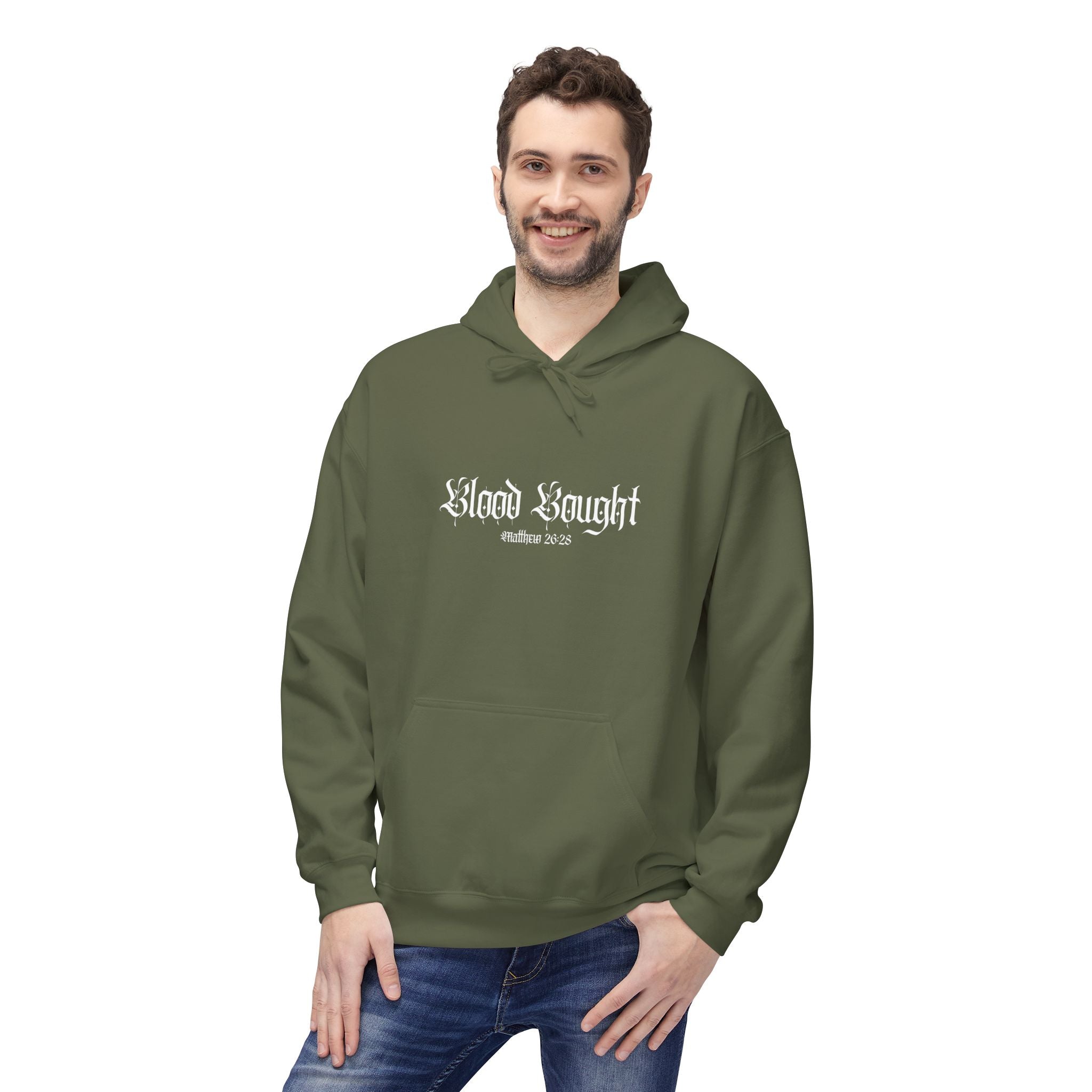 Blood Bought-Classic Hoodie — Midweight Fleece