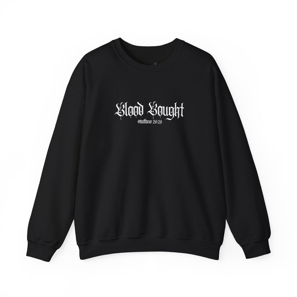 Blood Bought Crewneck Sweatshirt — (Matthew 20:28)