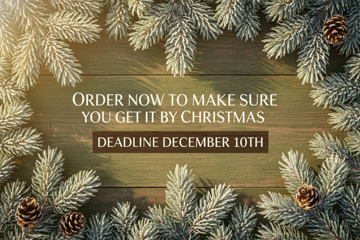 Christmas Shipping Deadline Banner - December 10th